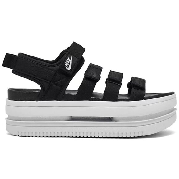 Nike Women’s Icon Classic Sandals Shoes Black White DH0224-001, Size 9 (New) - Picture 11 of 14